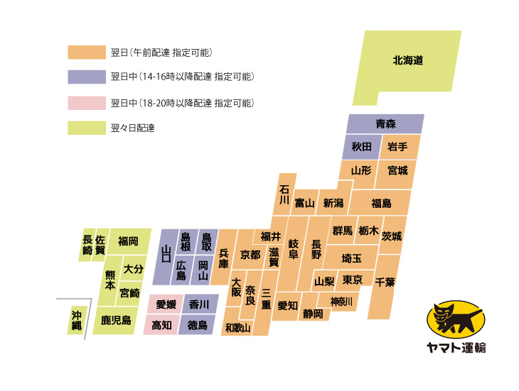 即日発送,クロネコヤマト
