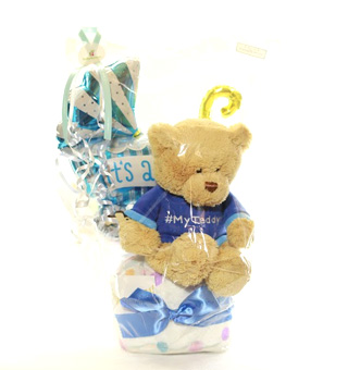 おむつケーキ,gund,ラッピング