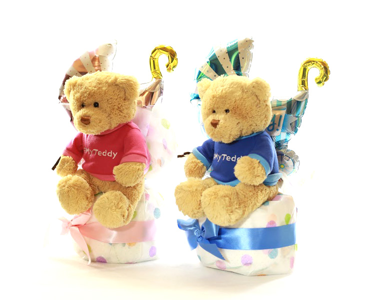 GUND,おむつケーキ,女の子