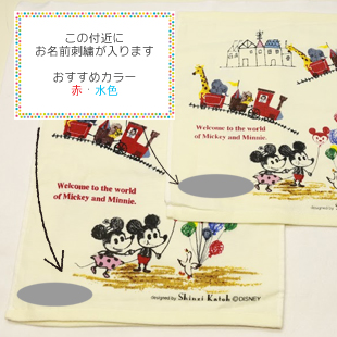 おむつケーキ,ディズニー,タオルセット,ミッキーマウス,ミニーマウス,名入れ
