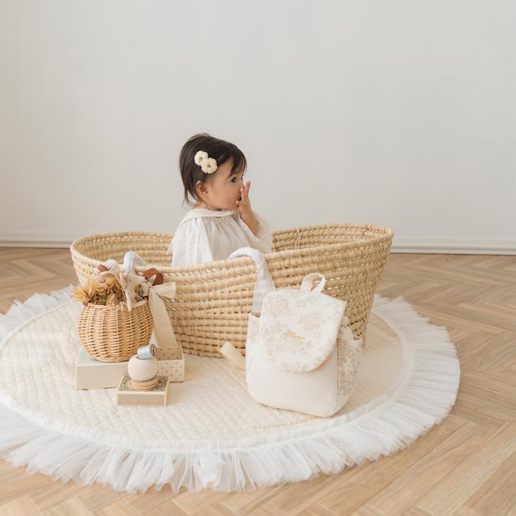 エクリュブーケベビーリュックBotanica Garden