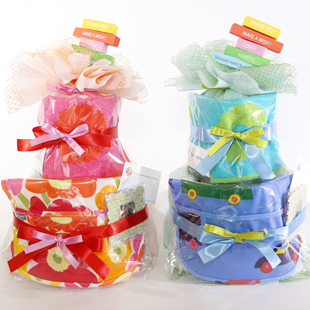 おむつケーキ,おむつバスケット,マリメッコ,marimekko,女の子