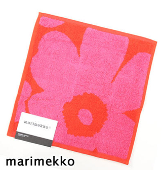 おむつケーキ,マリメッコ,marimekko,女の子,ウニッコ,unikko,ハンドタオル