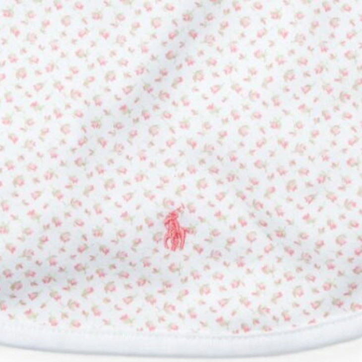 おむつケーキ,おむつバスケット,ラルフローレン,女の子,2段,名入れ,フラワー,バックストラップ